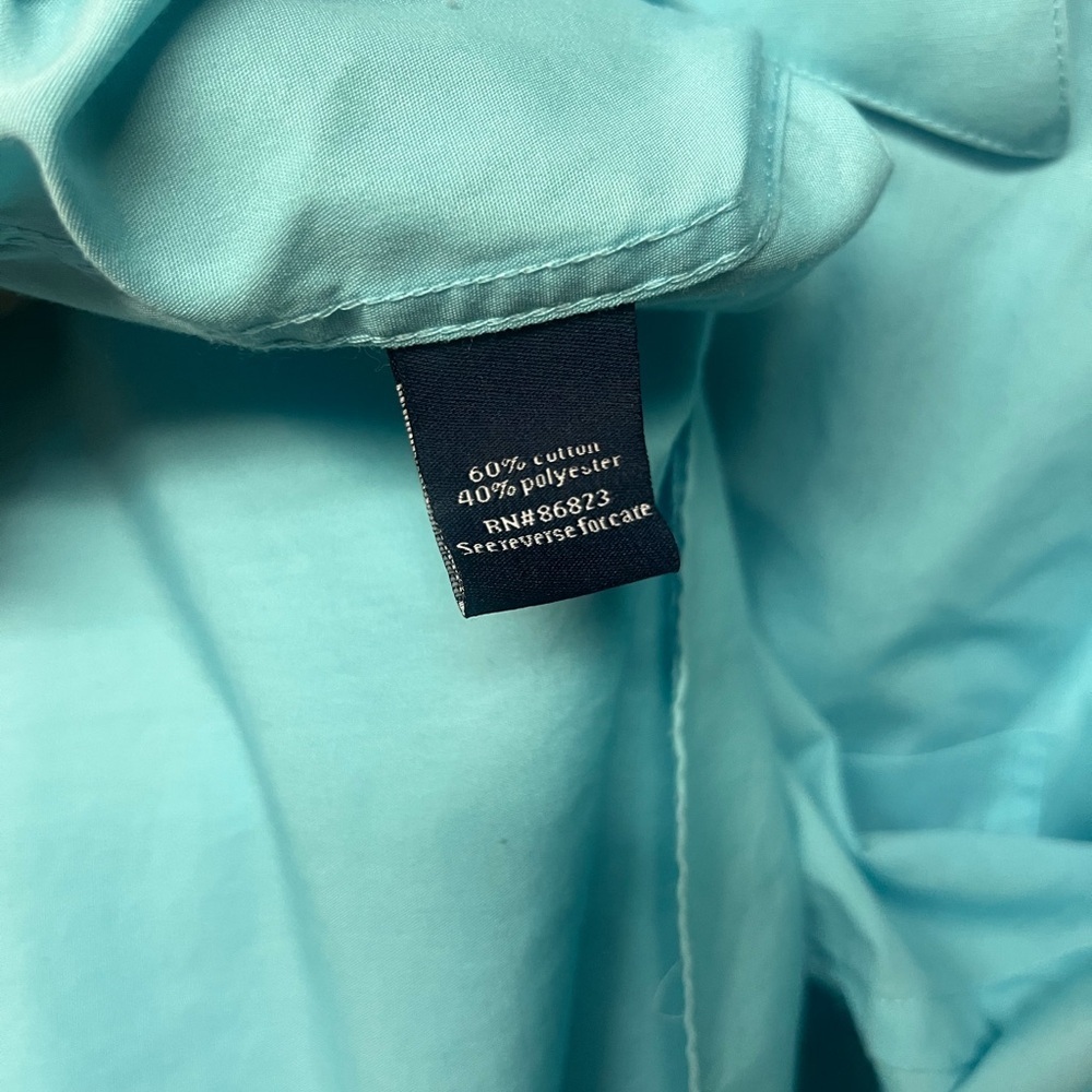 Croft & Barrow Aqua Shirt - Picture 3 of 4